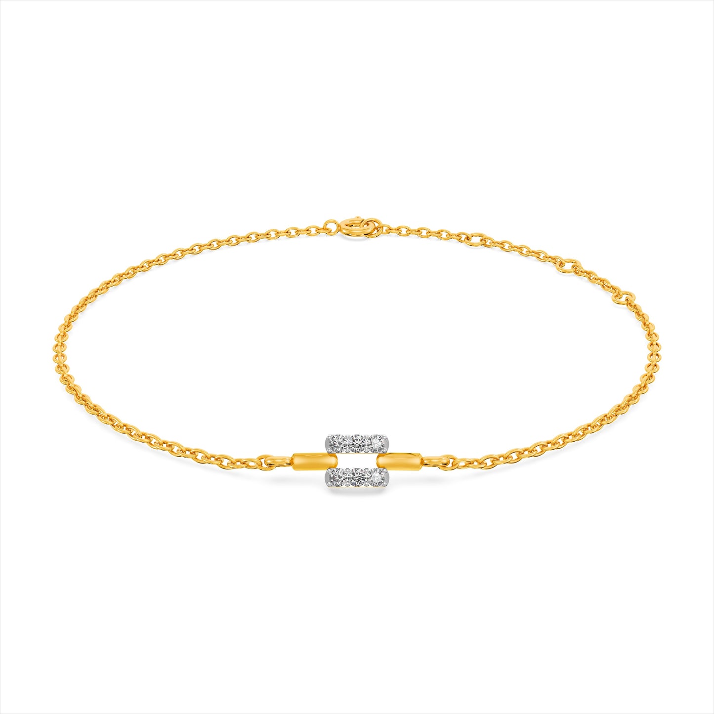 Axis Glow 9KT Gold Laboratory Grown Diamond Bracelet