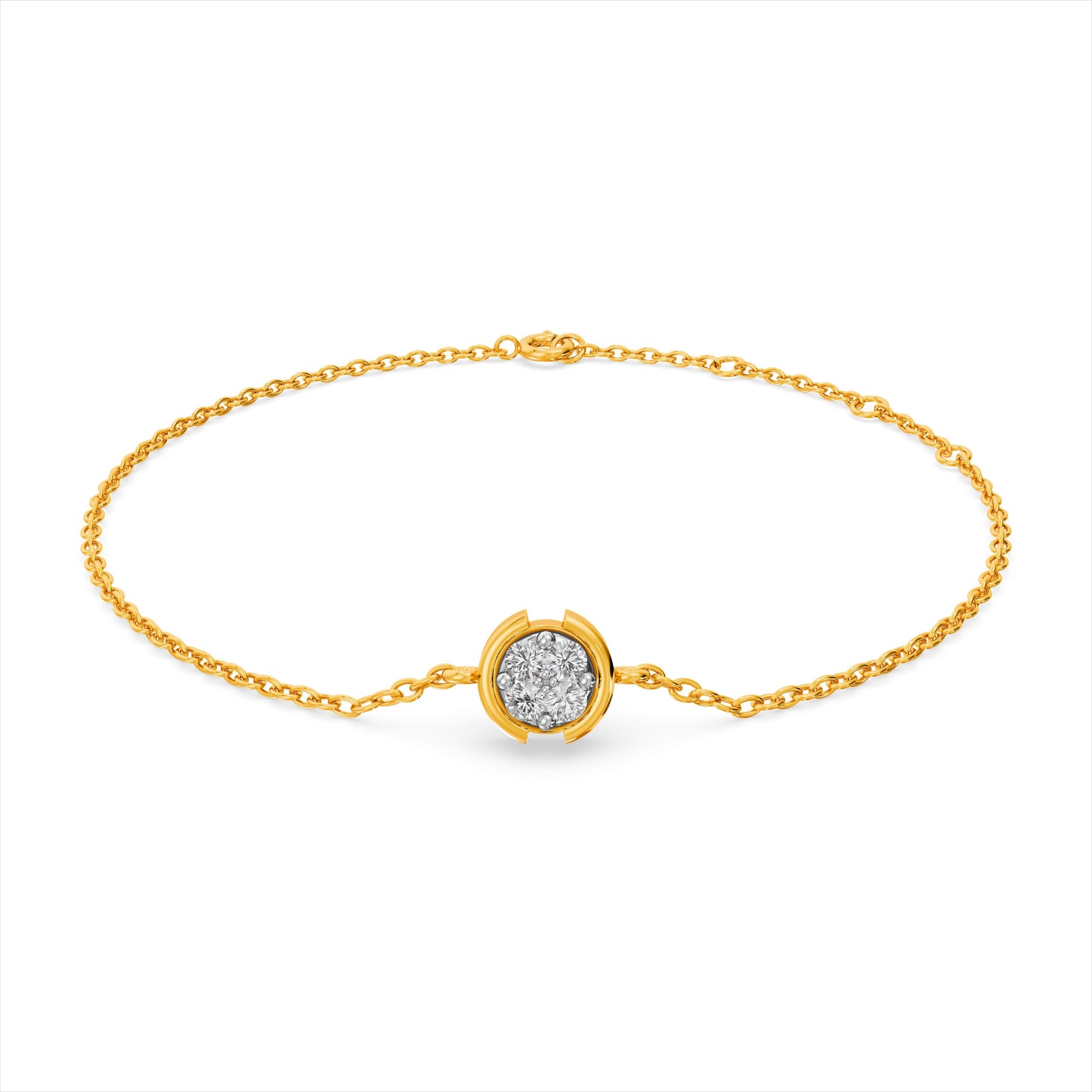 Veda Orb 9KT Gold Laboratory Grown Diamond Bracelet