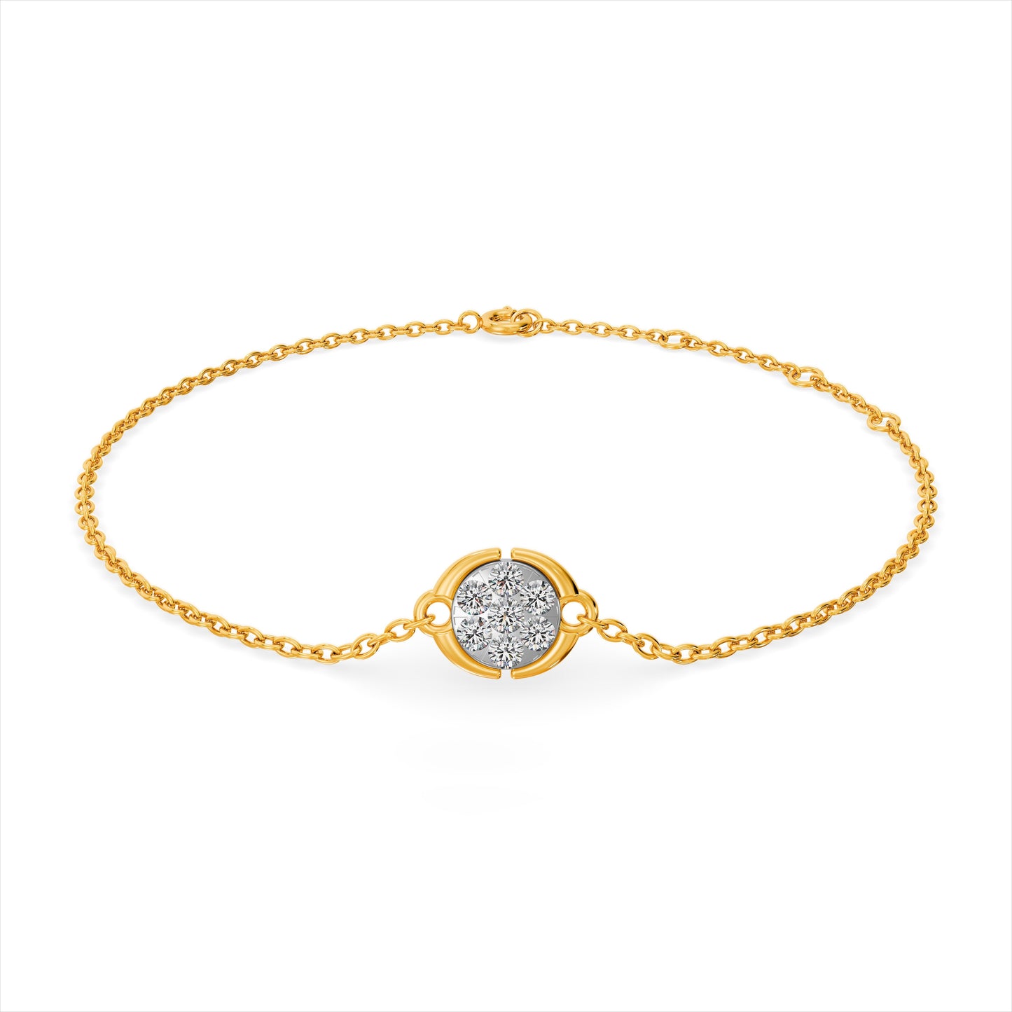 Stella Coin 9KT Gold Laboratory Grown Diamond Bracelet