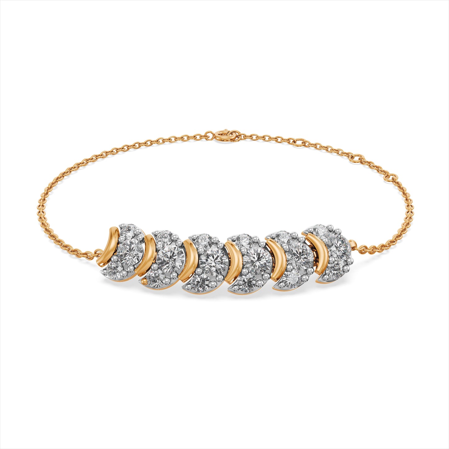 Everlink 9KT Gold Laboratory Grown Diamond Bracelet