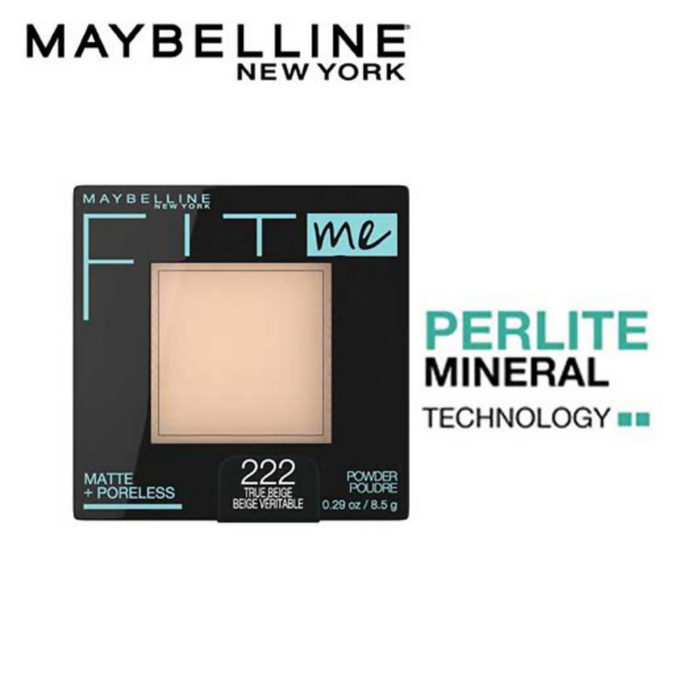 Maybelline New York Fit Me Matte Poreless Pressed Face Powder - True Beige 222