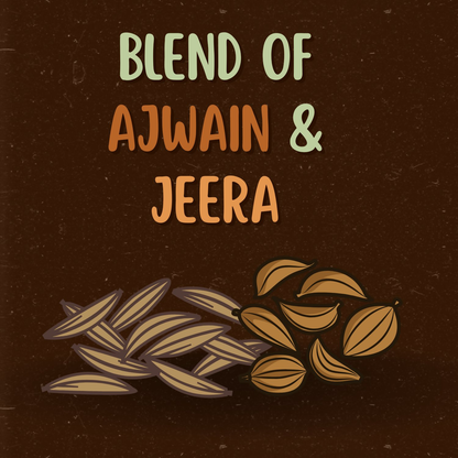 Satvi Wellness Ajwain Jeera Herbal Infusion Mix In Indvidual Packets |Herbal Tea Sachet