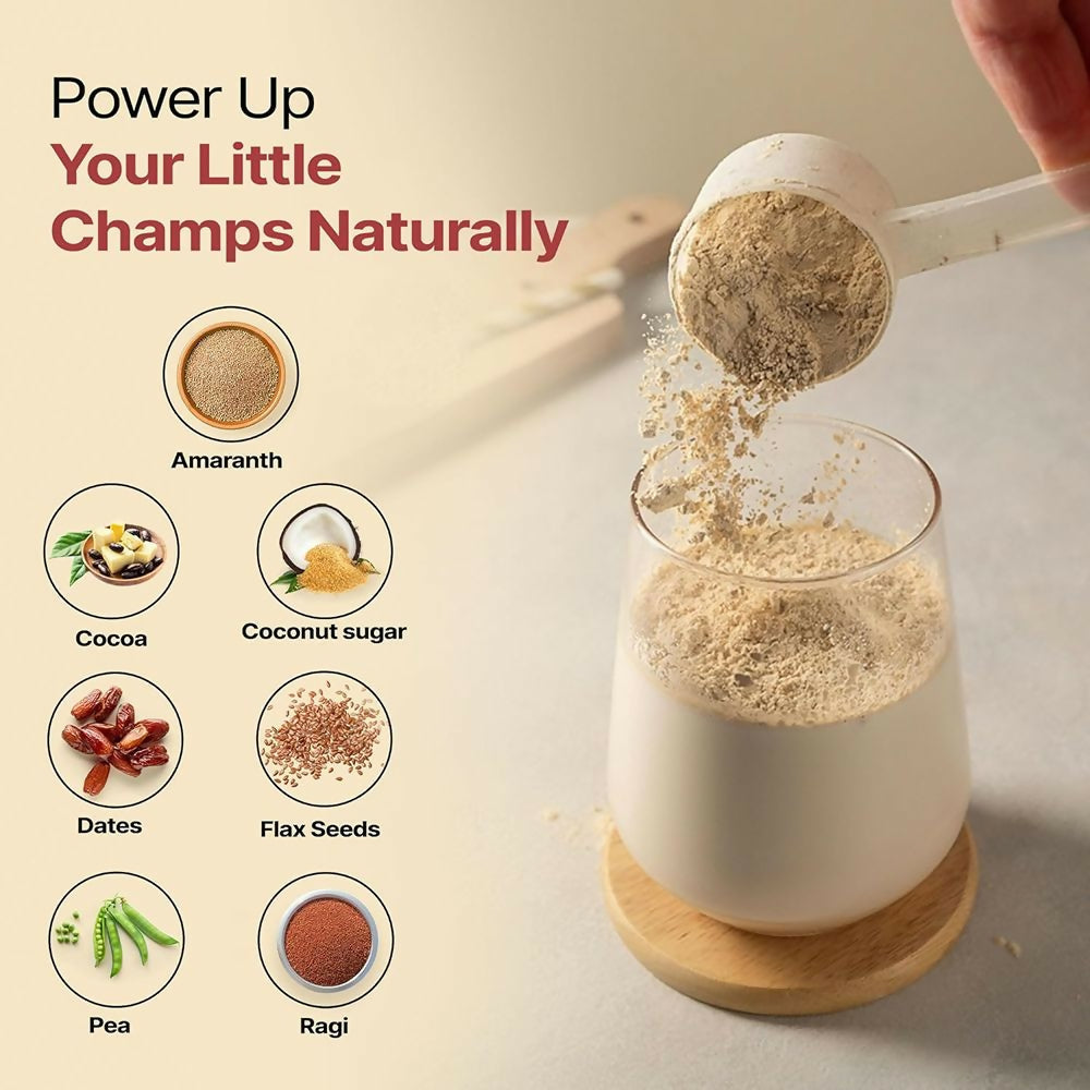 Herby Angel Super Gro Nutrition Drink Mix for Kids, Chocolate Flavour