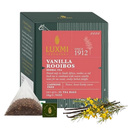 Luxmi Estates Vanilla Rooibos Chai Herbal Infusion