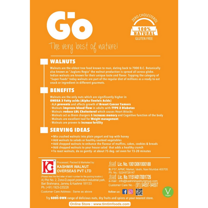 Go Organic Light Broken Walnut Kernels