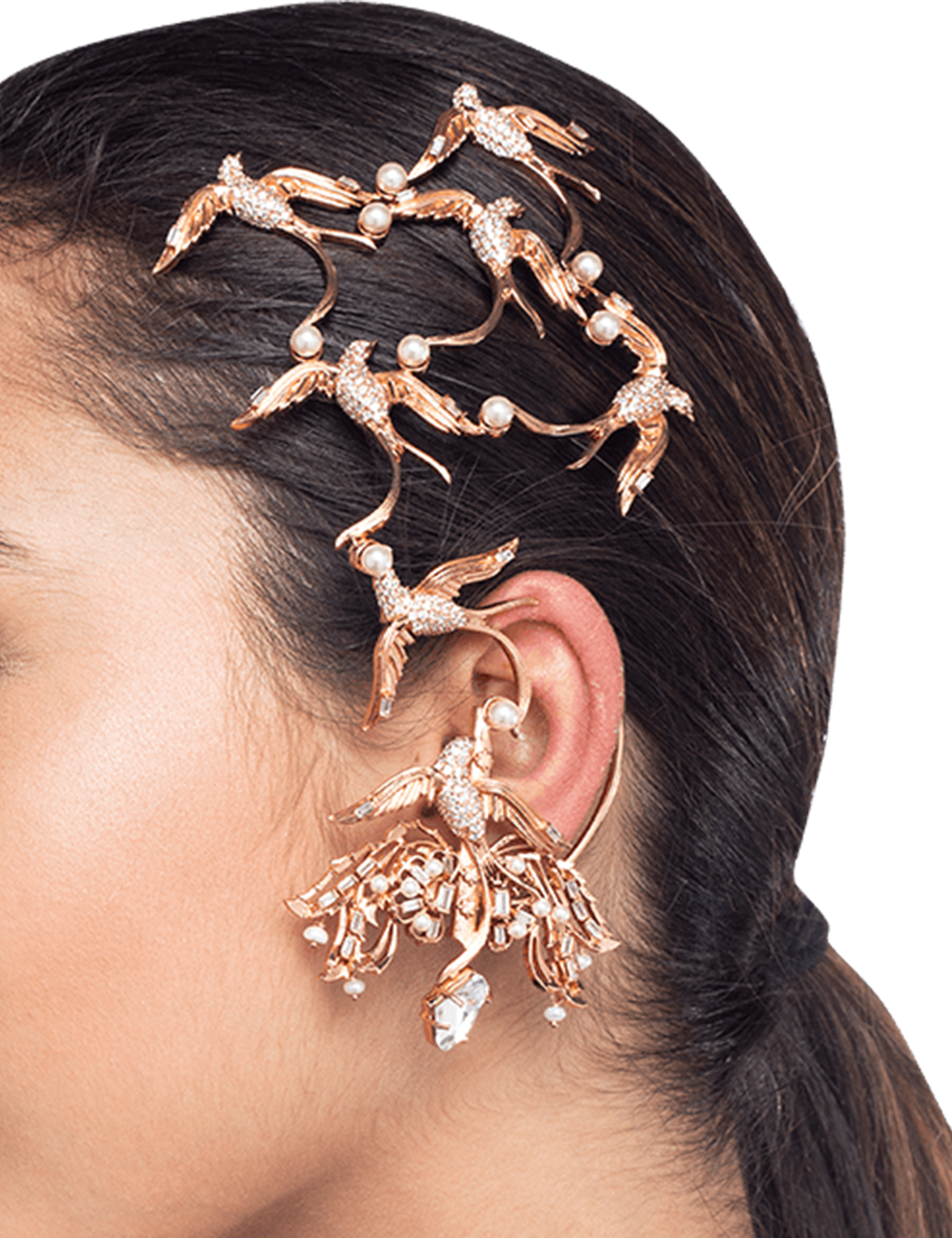 Intemporal Lophorina Couture Ear Cuff