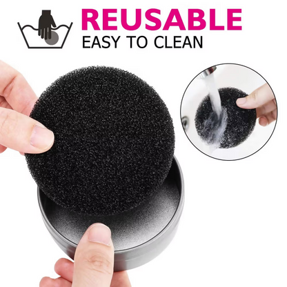 Bronson Professional Makeup Brush Cleaner Sponge Tin Quick Cleaning