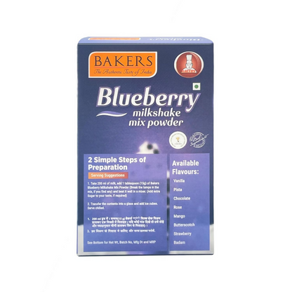 BAKERS Milk Shake Mix Powder - Blueberry Flavor