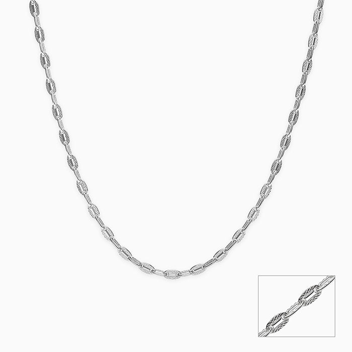 Silver Sequin Chain