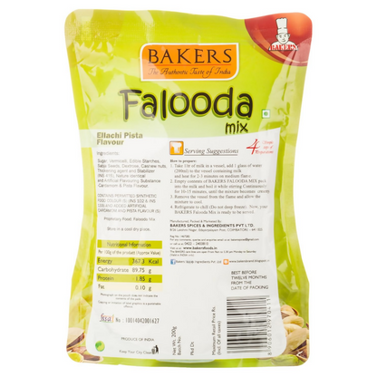 BAKERS Falooda Mix, Elaichi and Pista