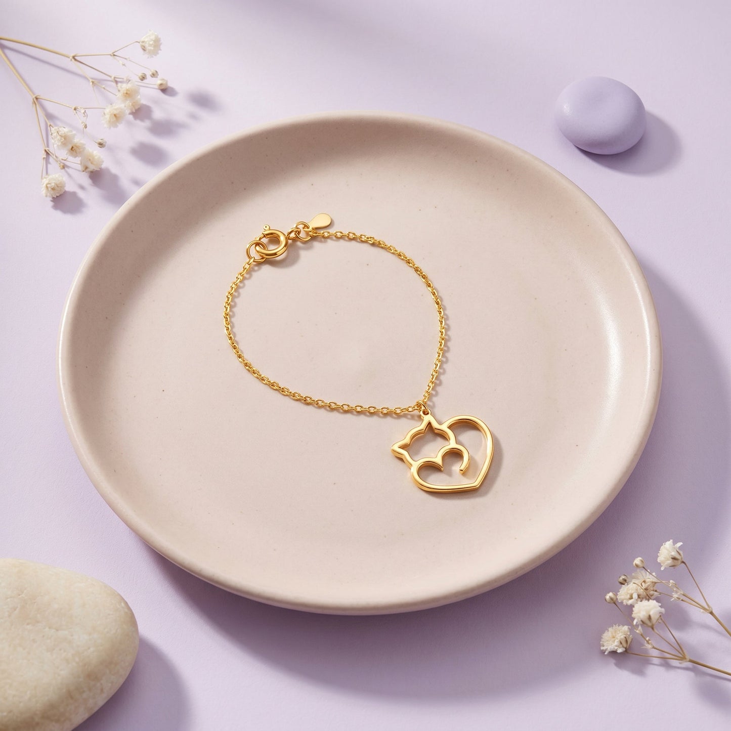 Golden Purr Promise Convertible Charm