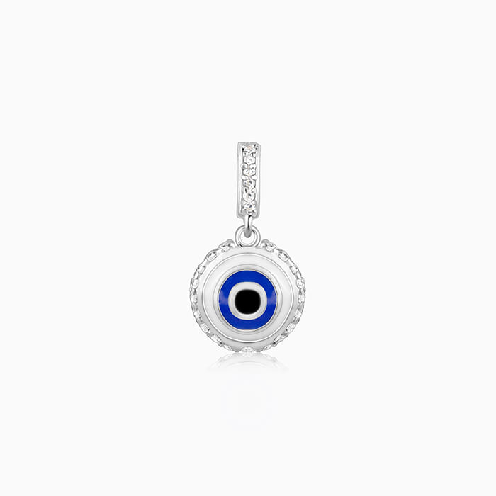 Silver Evil Eye Charm