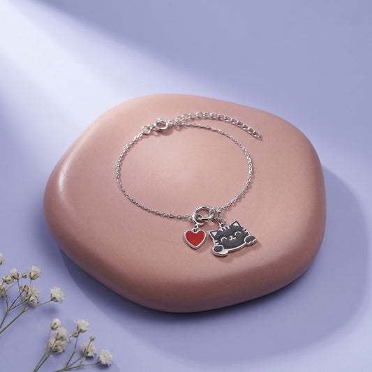 Silver Furever Loved Bracelet