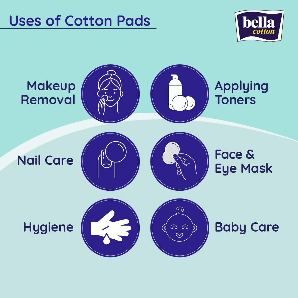 Bella Cotton Pads - Aloe Vera Extract