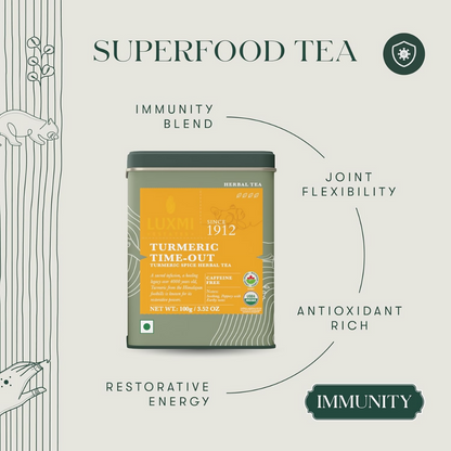Luxmi Estates Turmeric Time-Out Herbal Loose Infusion