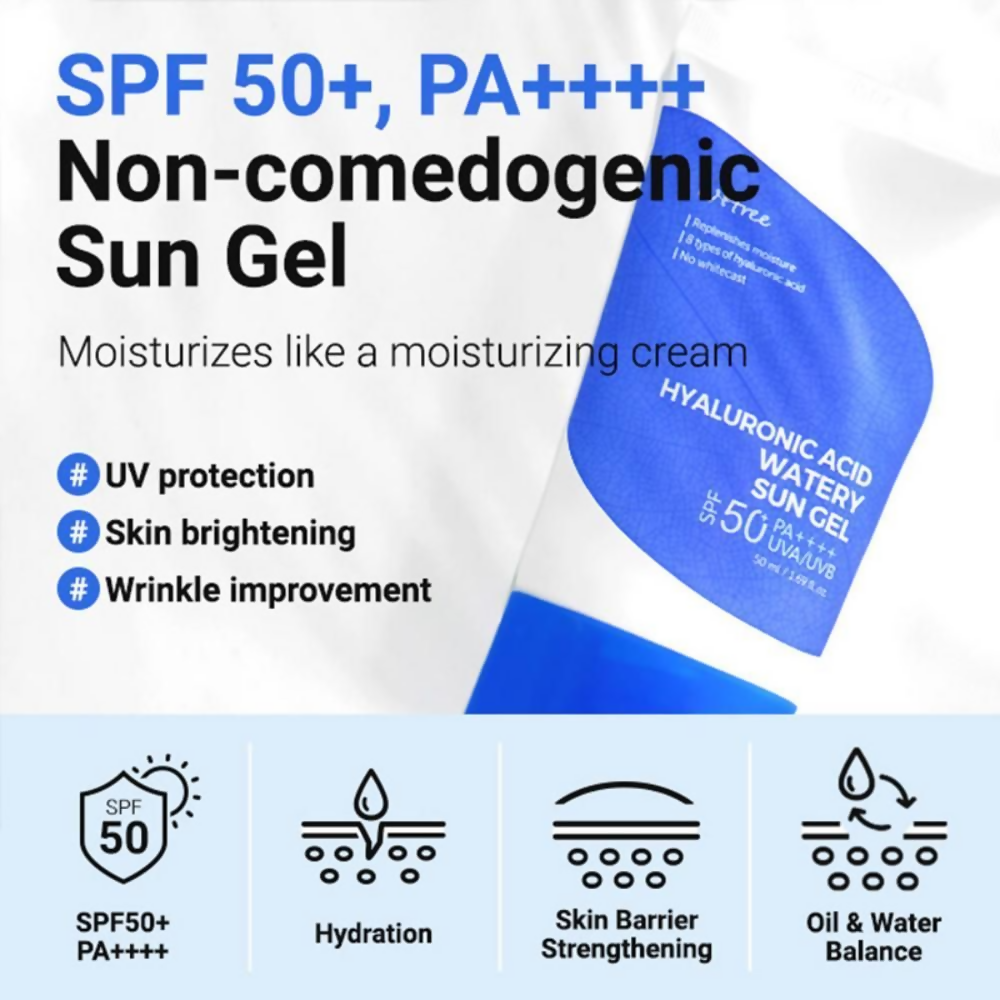 Isntree Hyaluronic Acid Watery Sun Gel SPF 50+