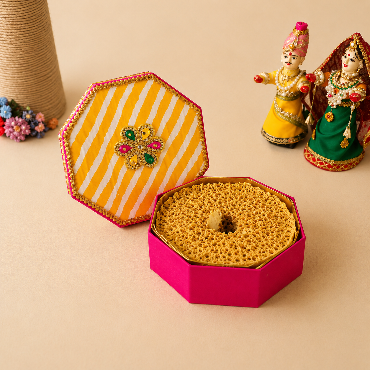 SweeDesi Ghewar Hamper 2