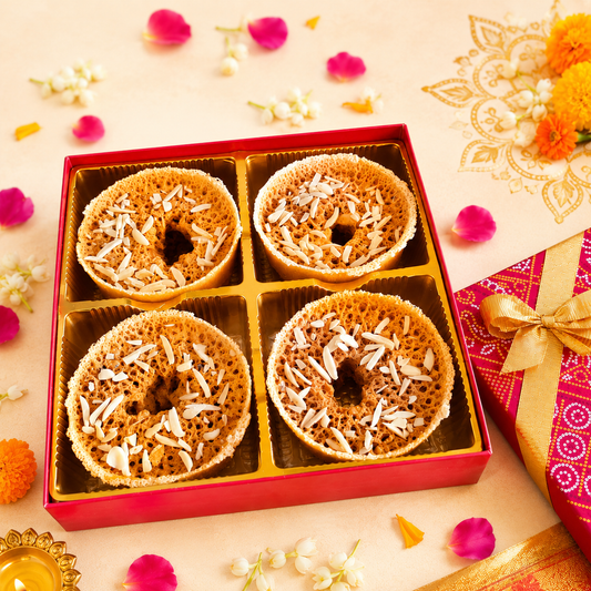 SweeDesi Royal Ghewar Hamper