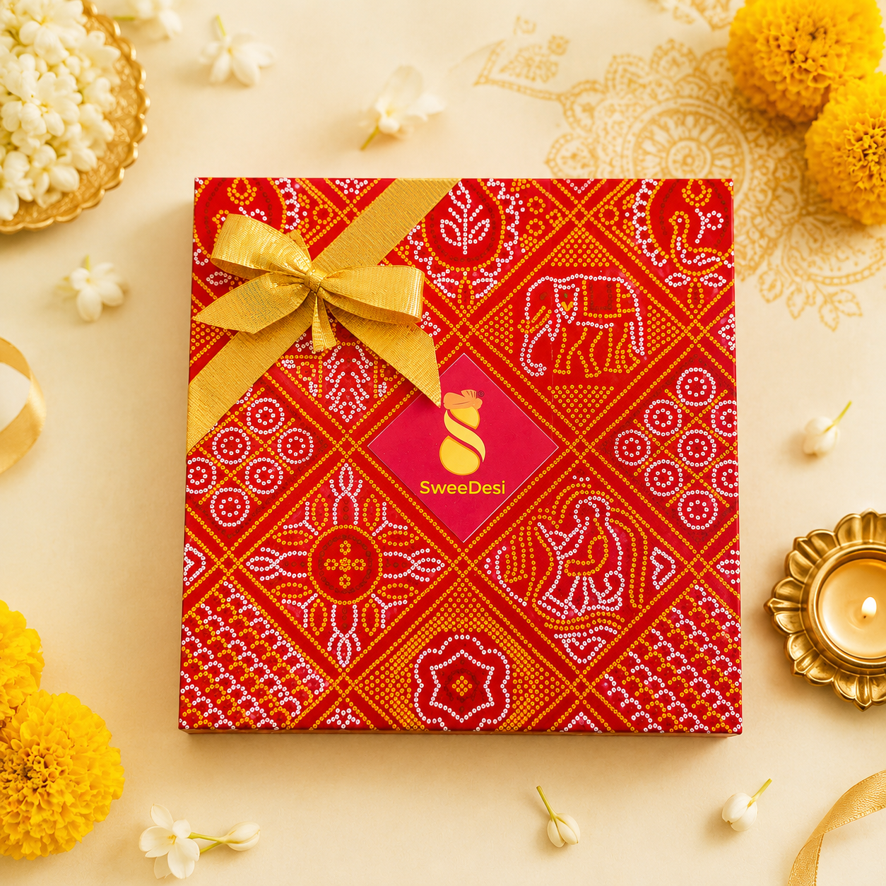 SweeDesi Royal Ghewar Hamper
