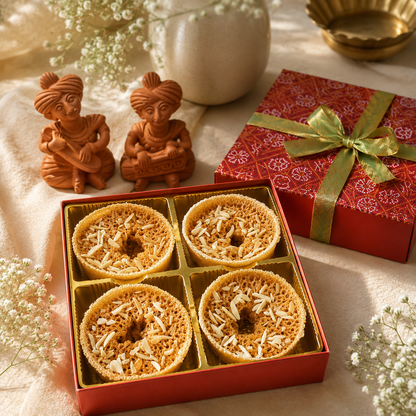 SweeDesi Royal Ghewar Hamper