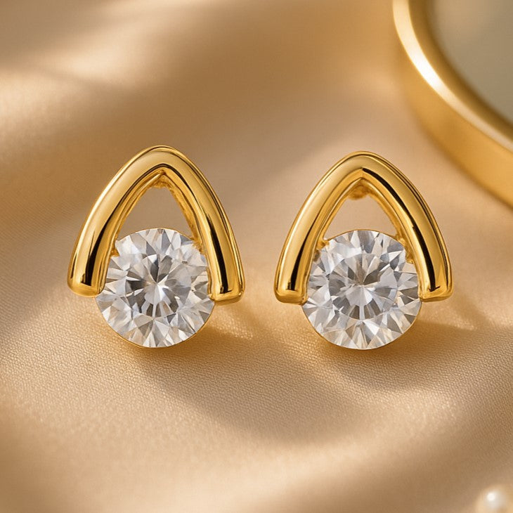 Gold Tone Small Studs