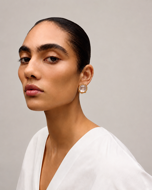 Halo Stud Earrings
