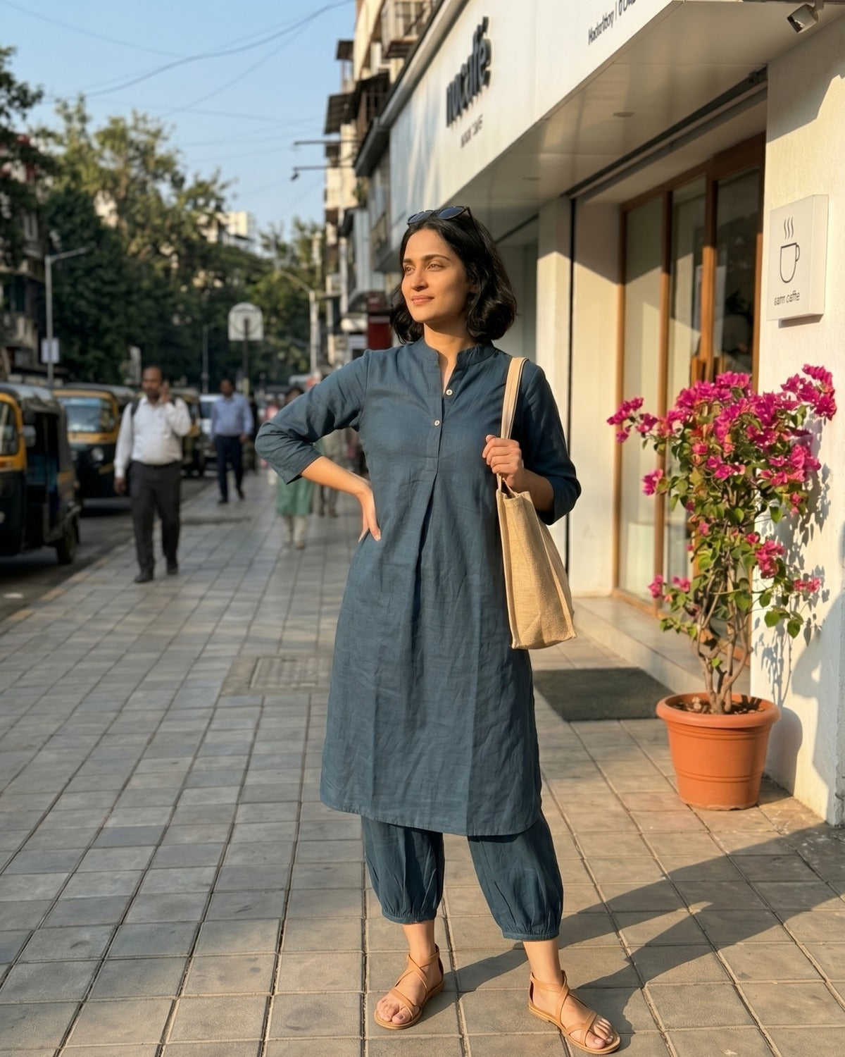 Gharana India Aira Indie Blue Coord Set