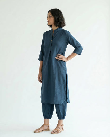 Gharana India Aira Indie Blue Coord Set