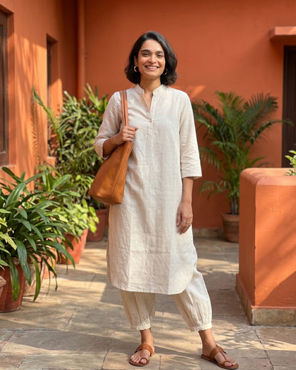 Gharana India Aira Cream Coord Set
