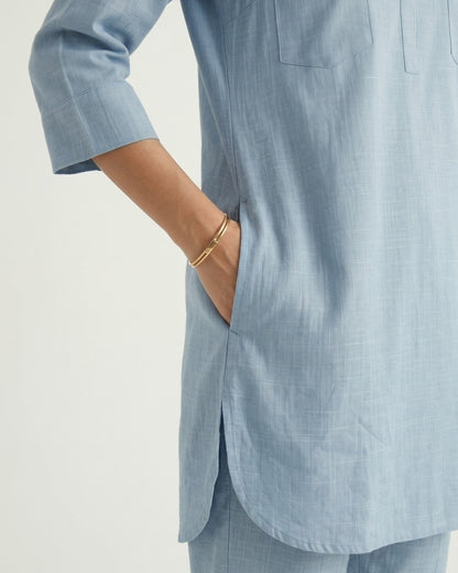 Gharana India Aira Slate Blue Coord Set
