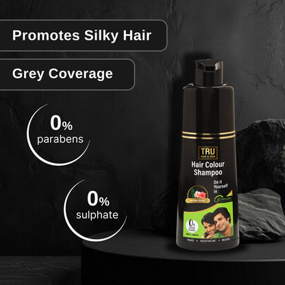 Tru Hair & Skin Black Colour Shampoo