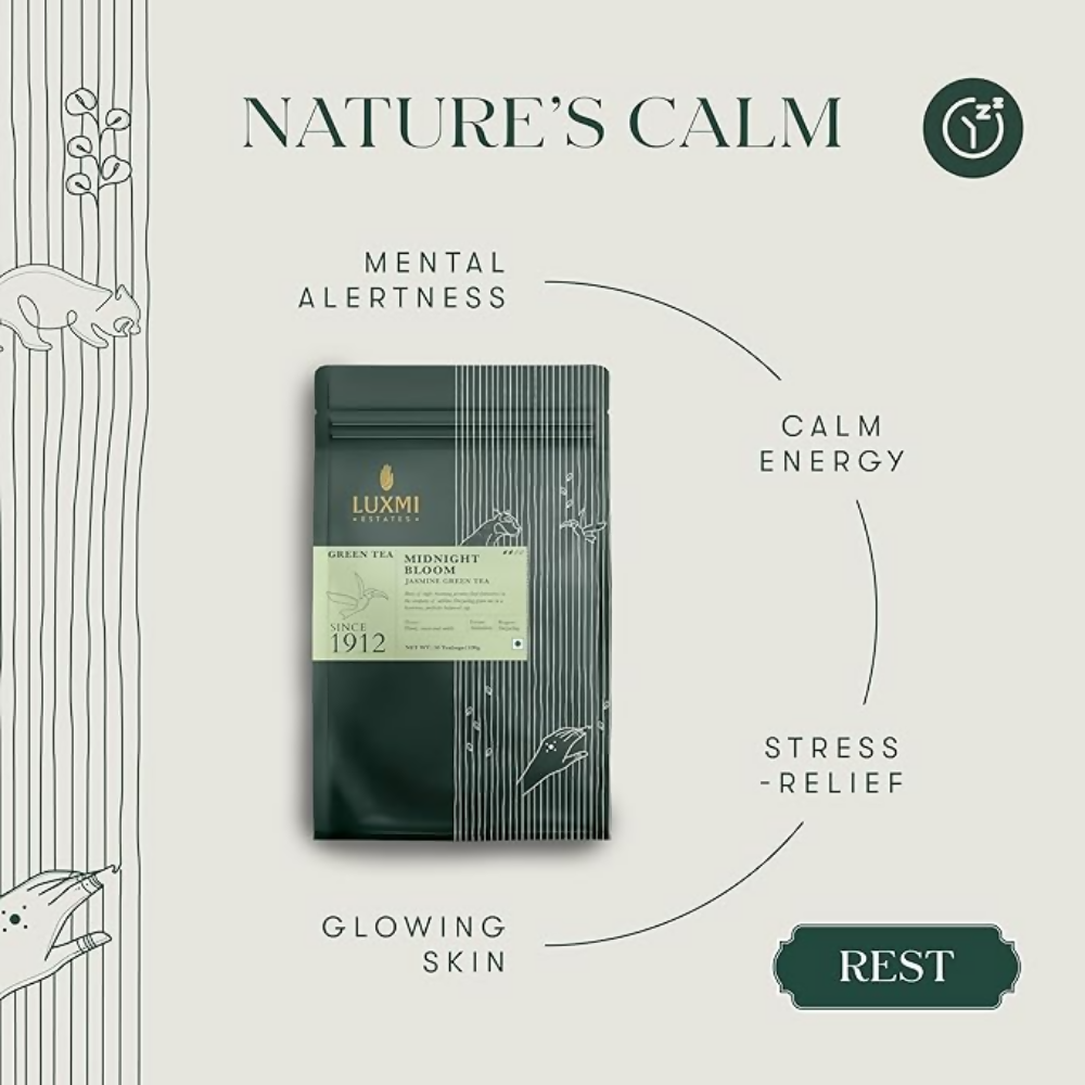 Luxmi Estates Midnight Bloom - Jasmine Green Tea