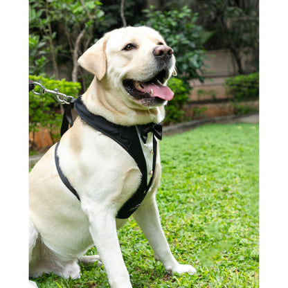 Waggety Tuxedo Dog Harness - Stylish Black & White Design, Adjustable Fit, Durable Fabric, Elegant Pet Harness for Dogs