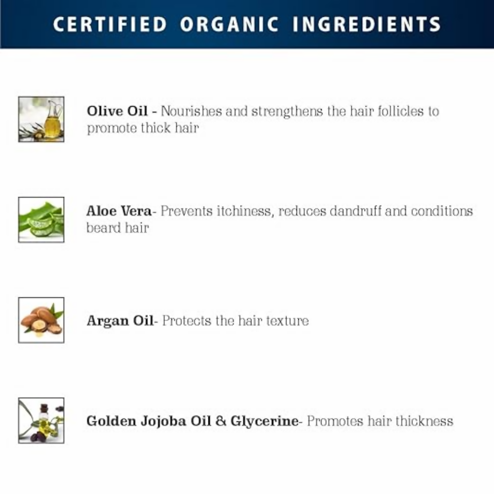 Amazing Earth Certified Organic Beard Growth Oil