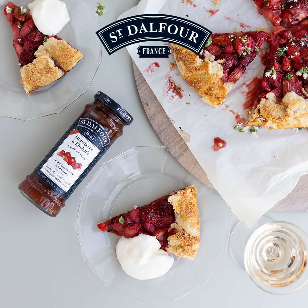 ST. DALFOUR Strawberry & Rhubarb Fruit Spread
