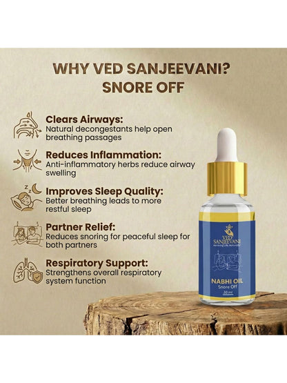 Ved Sanjeevani Snore Off Nabhi Oil
