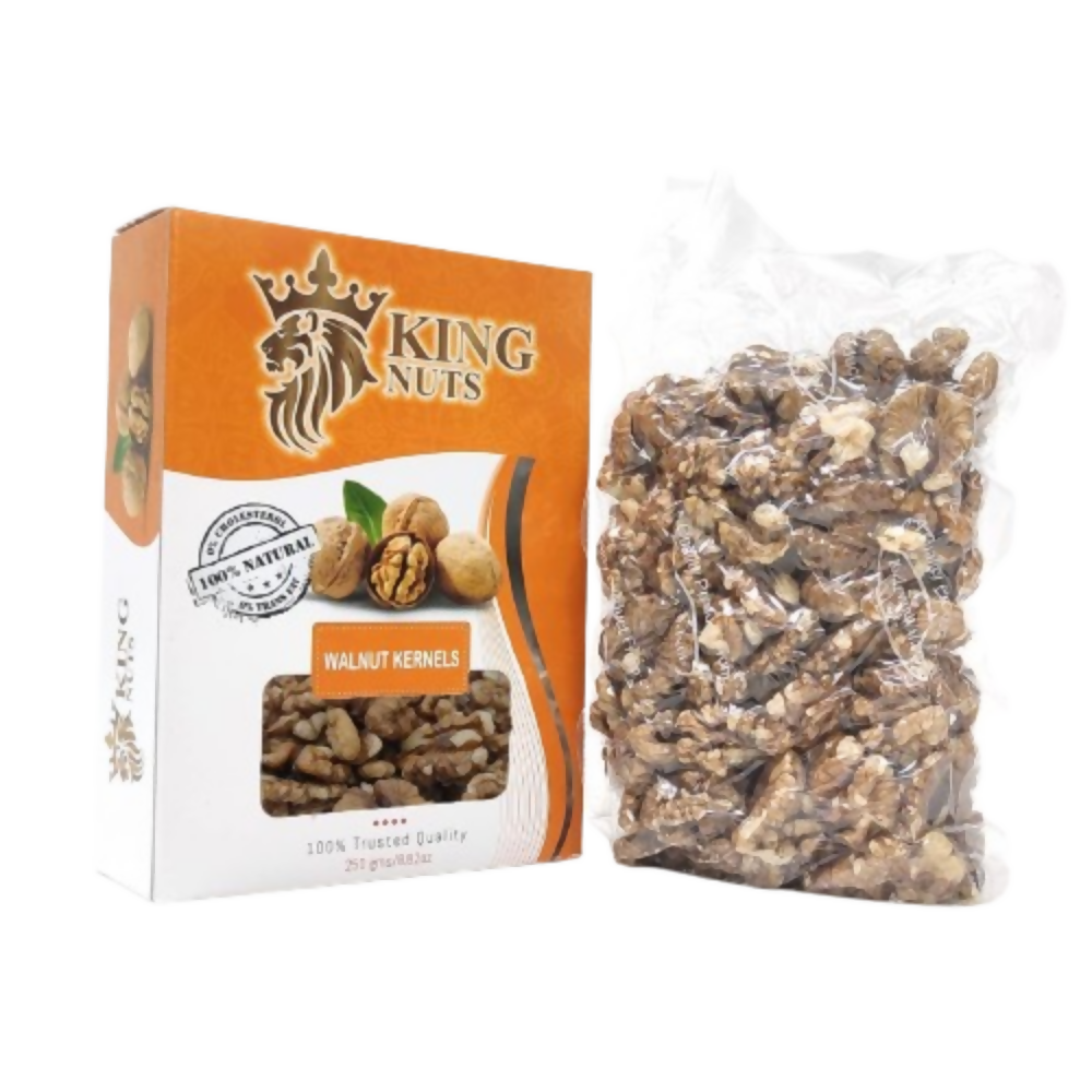 Go King Nuts Kashmiri Halves Walnuts Kernels