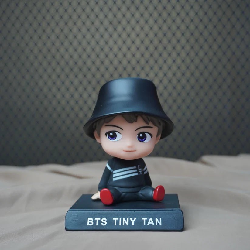 BTS Jungkook Bobblehead With Mobile Holder For Cars, Work Desk | 23 CMS |