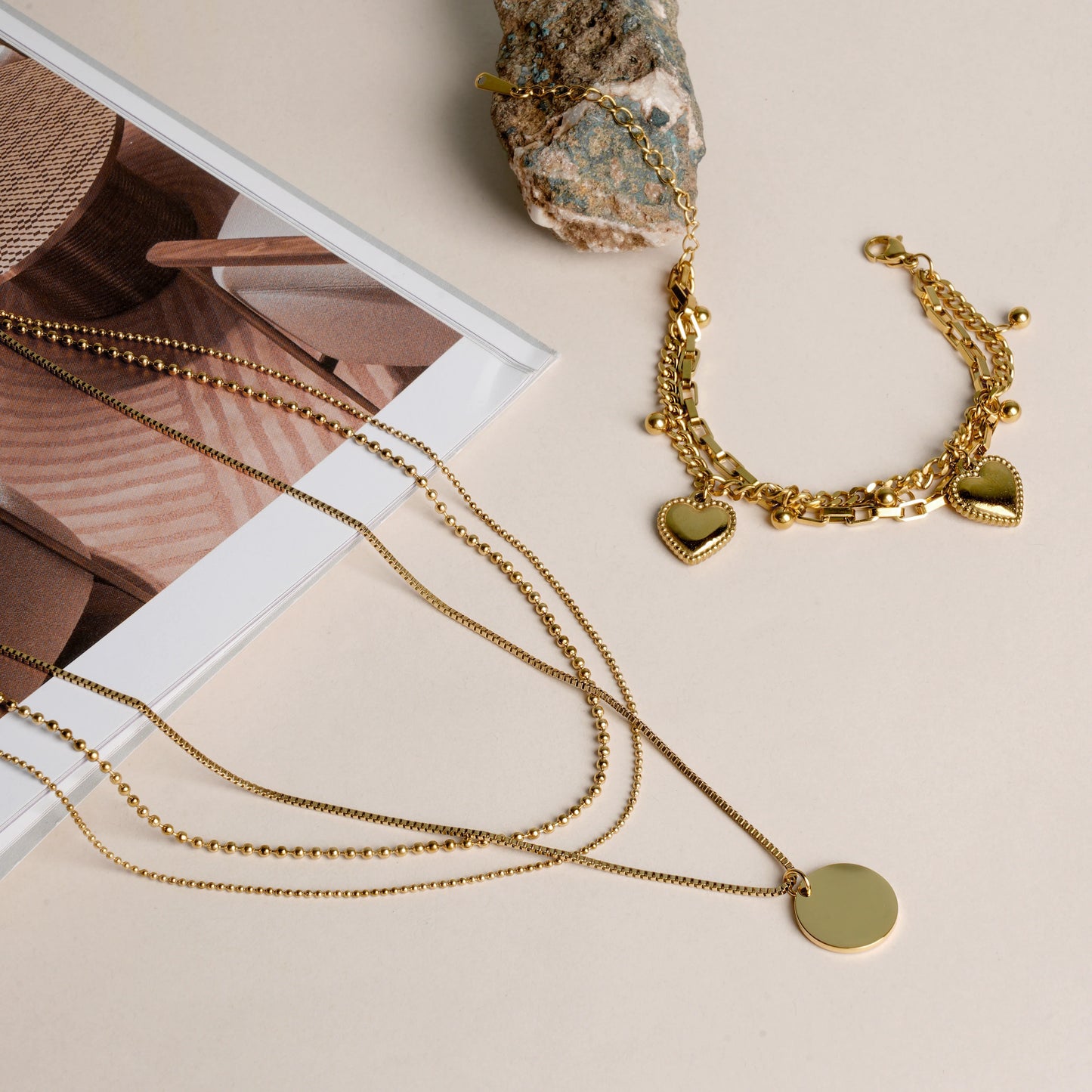Heart Statement Layered Set