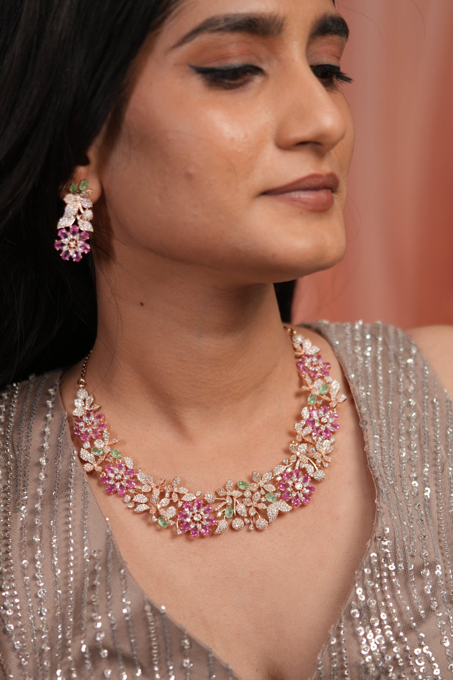 Crimson Petal Diamond Pastel Set | Enchanted Garden