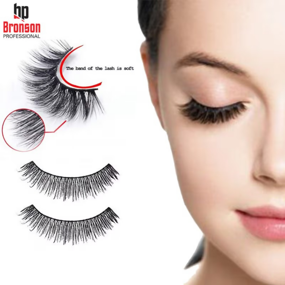 Bronson Professional 3D Effect Long and Natural Look False Eyelashes - 234