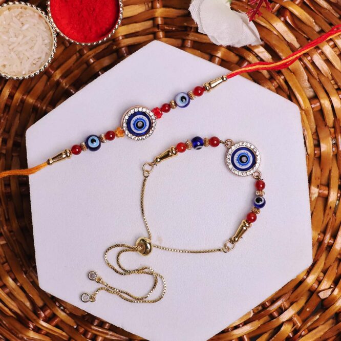 Diamond Evil Eye Rakhi