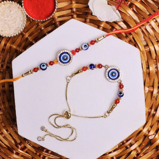Diamond Evil Eye Rakhi