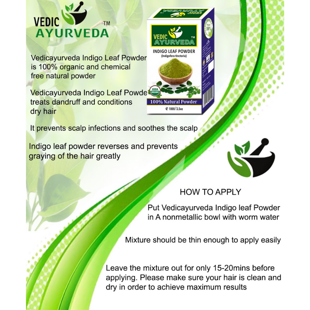 VedicAyurveda Indigo Powder and Henna Powder