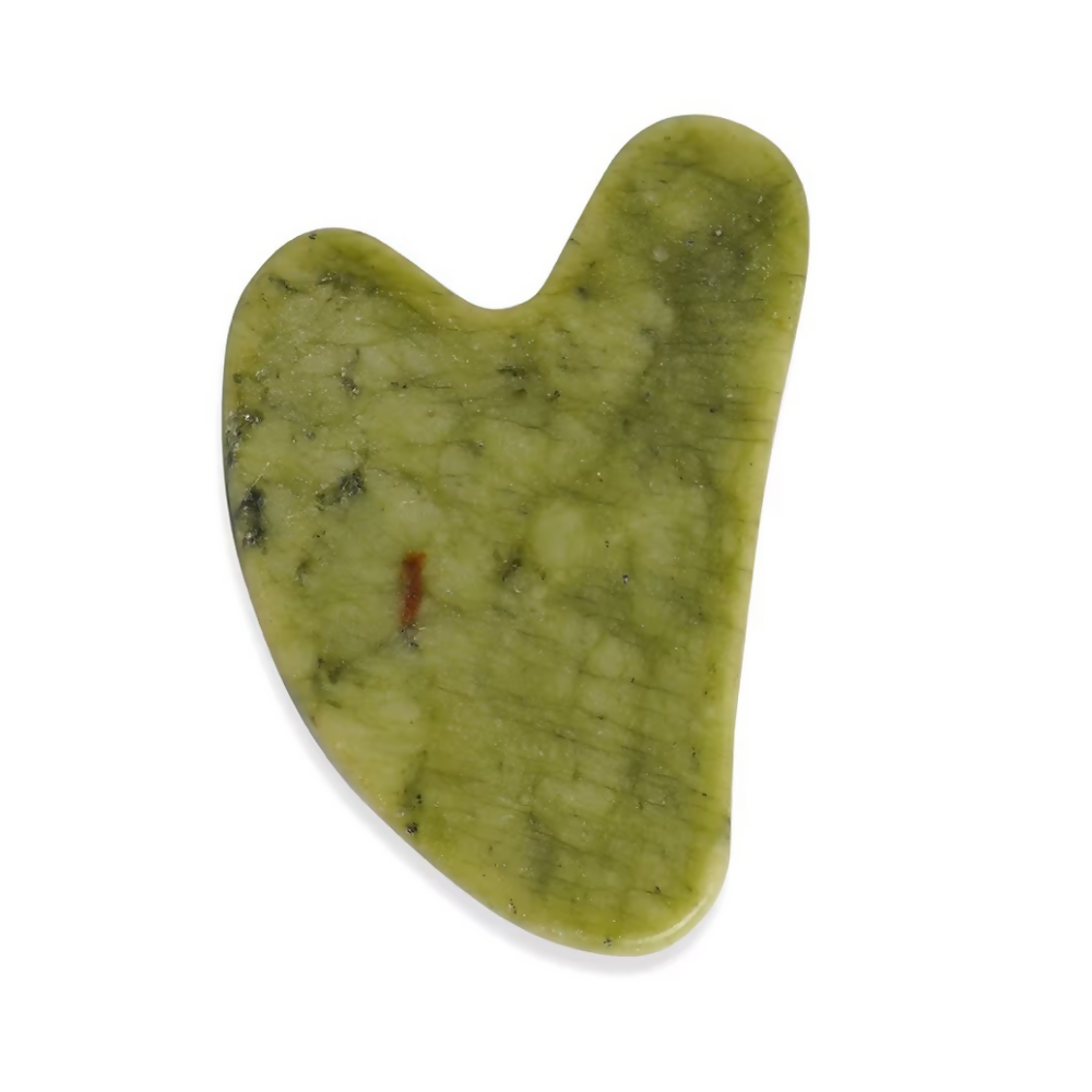 BUNGALOW BEAUTY Green Jade Gua Sha Facial Massage Tool