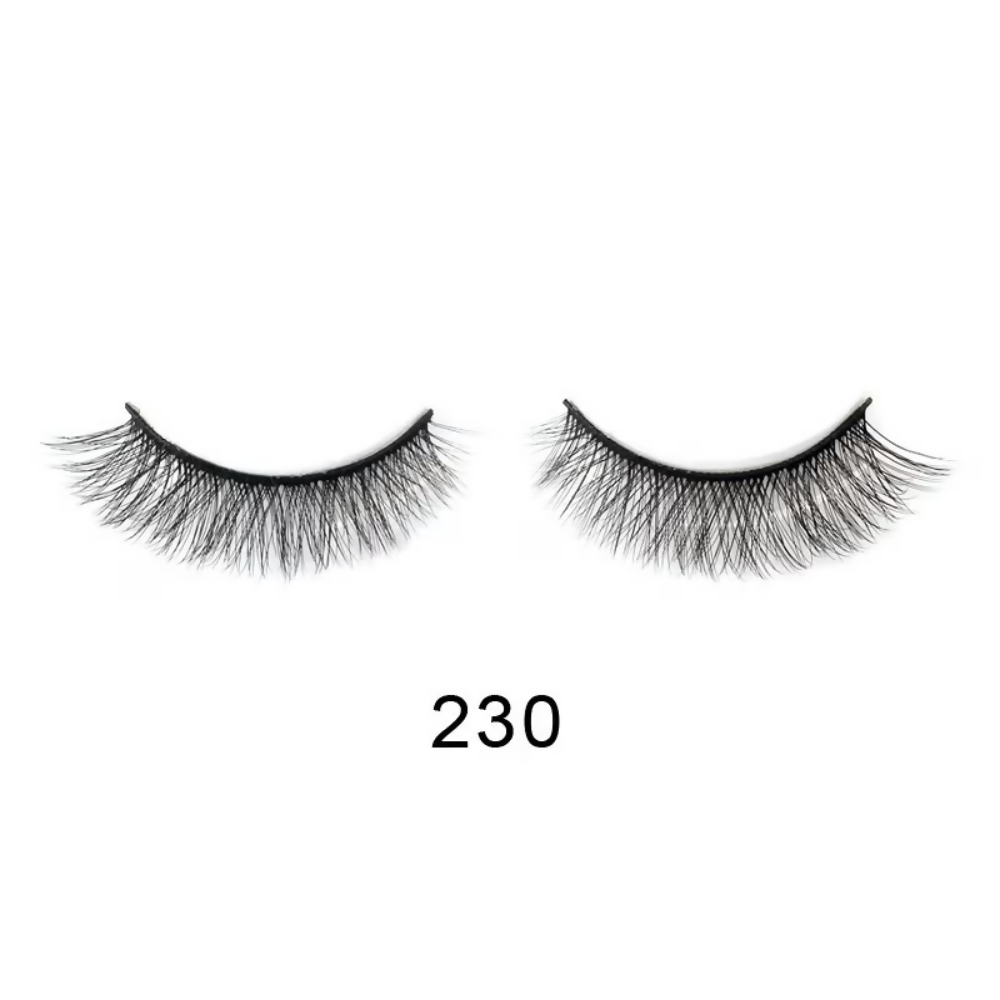 Bronson Professional 3D Effect Long and Natural Look False Eyelashes - 230