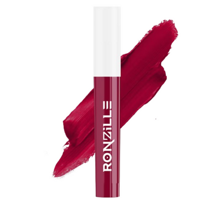 Ronzille Non Transfer Matte Liquid Lipstick Plus Lip Gloss - Reds And Maroons