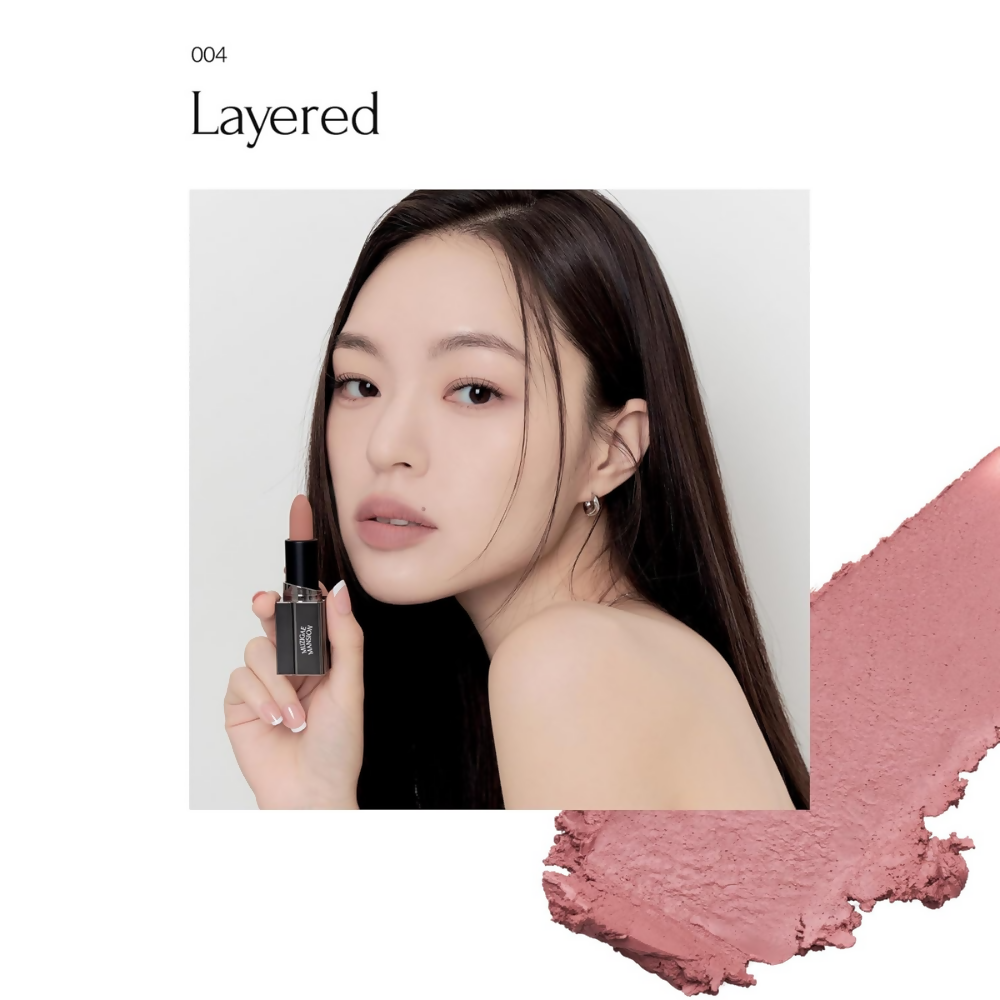 MUZIGAE MANSION Moodwear Blur Lipstick - 004 Layered