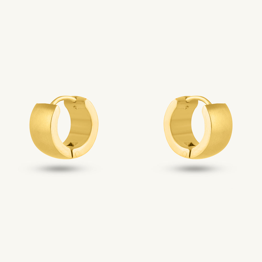 Chic Golden Mini Hoops