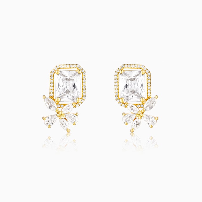 Golden Nature's Artistry Earrings